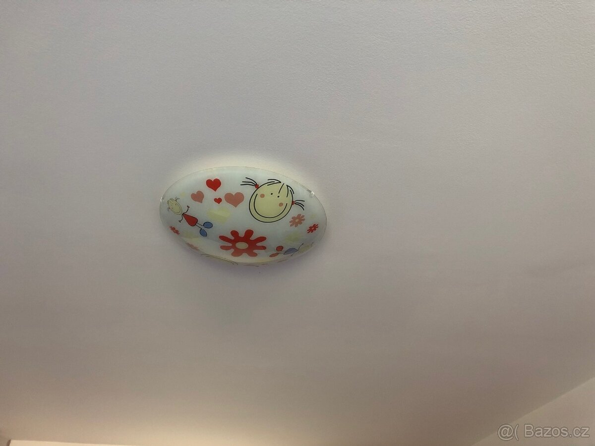 Dětský lustr, kulatý, sklo, k dispozici 2ks - 3