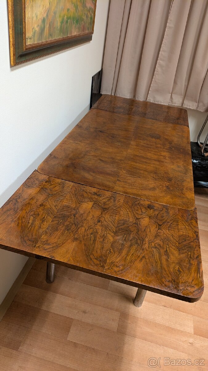 Funkcionalismus - prvorepublikový rozkládací stůl - 3