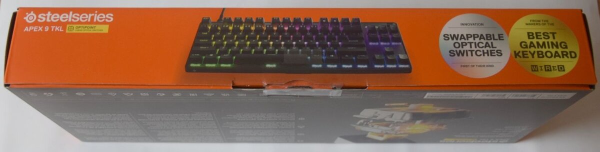 SteelSeries Apex 9 TKL prémiová,zár.12/2025 + myš bezdrát.MS - 3