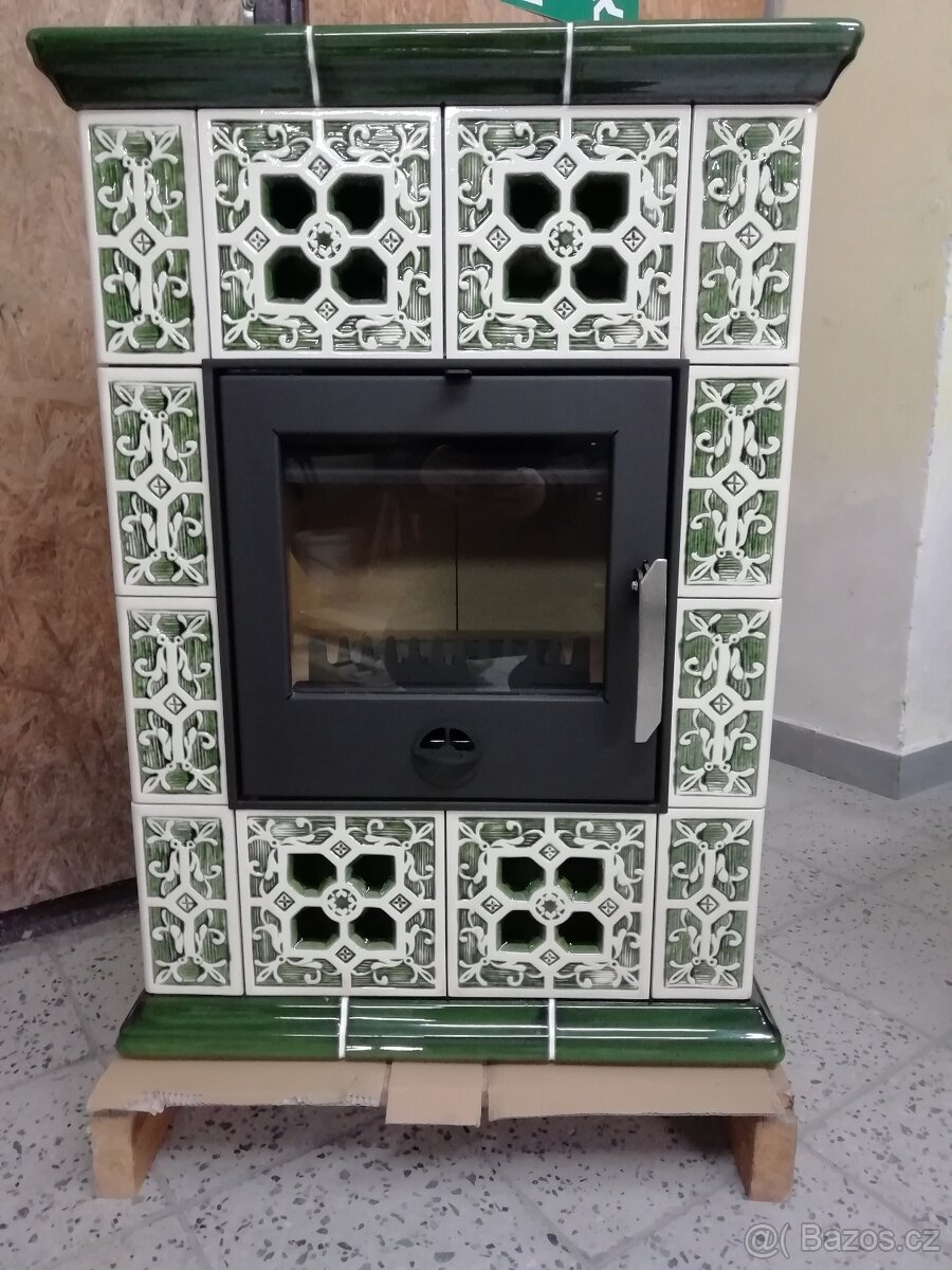 Kachlová krbová kamna Jasmína - 9 kW - 3