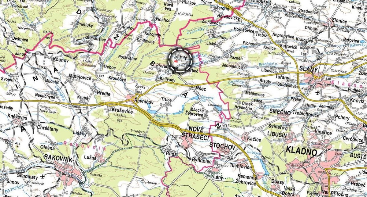 Zemědělská půda, prodej, Milý, Rakovník - 3