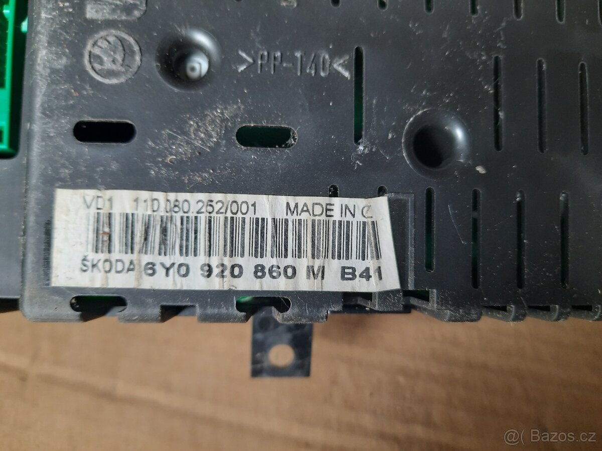 Budíky 1,2 HTP Škoda Fabia I - 3