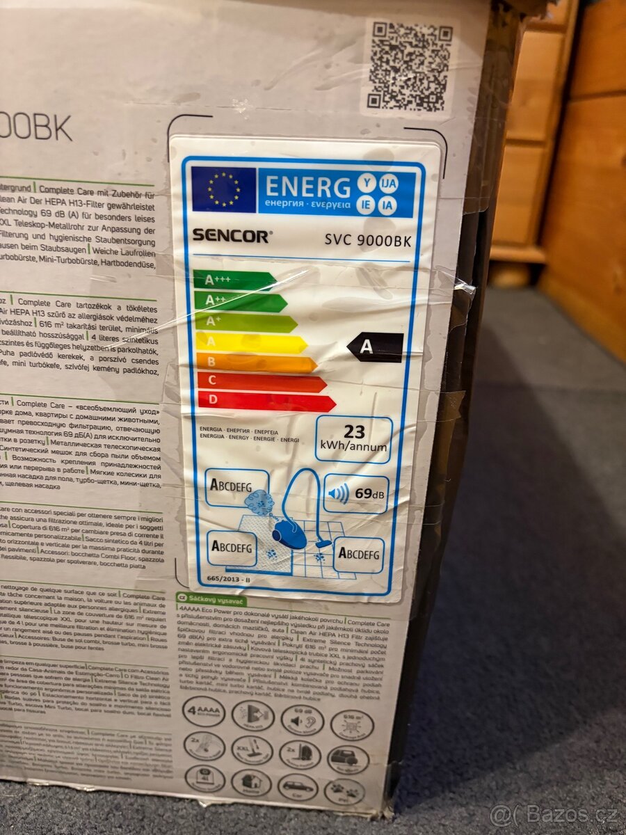 Prodám vysavač SENCOR SVC 9000BK – TOP stav - 3