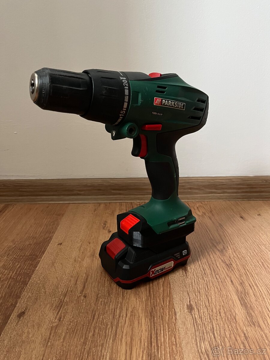 Adaptér Parkside X20V Team → Parkside 18/20-Li A1 - 3