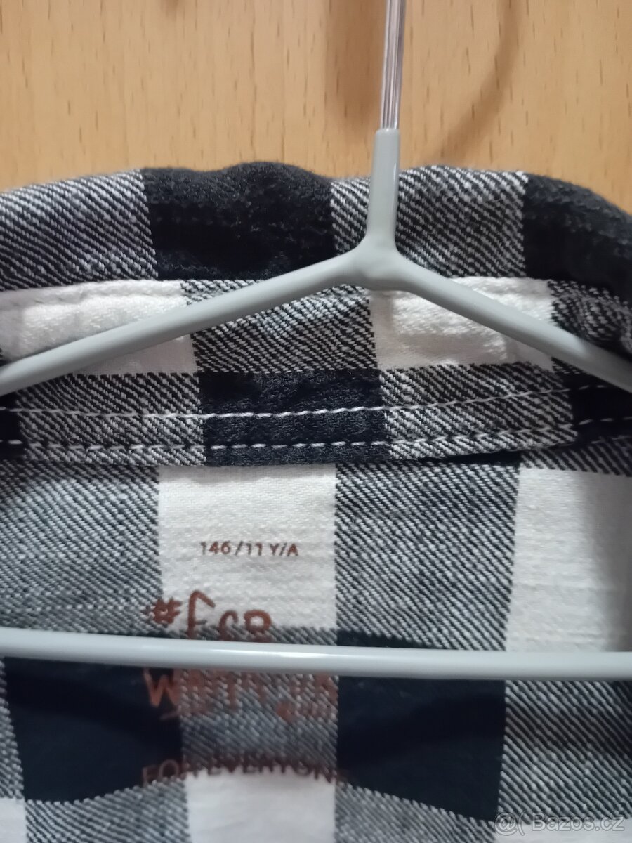 Dívčí kostkovaná košile - 3