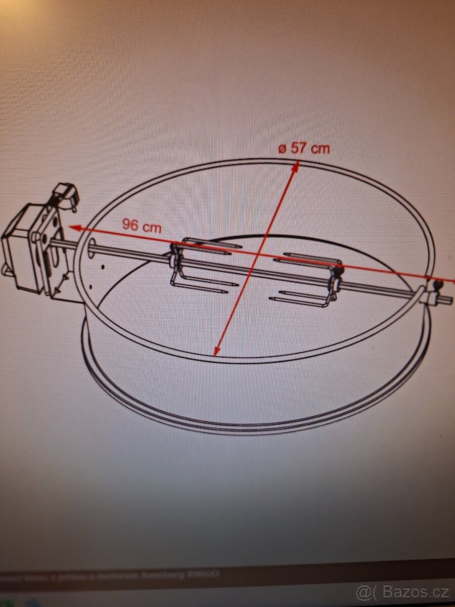 Nástavec na gril s jehlou - 3