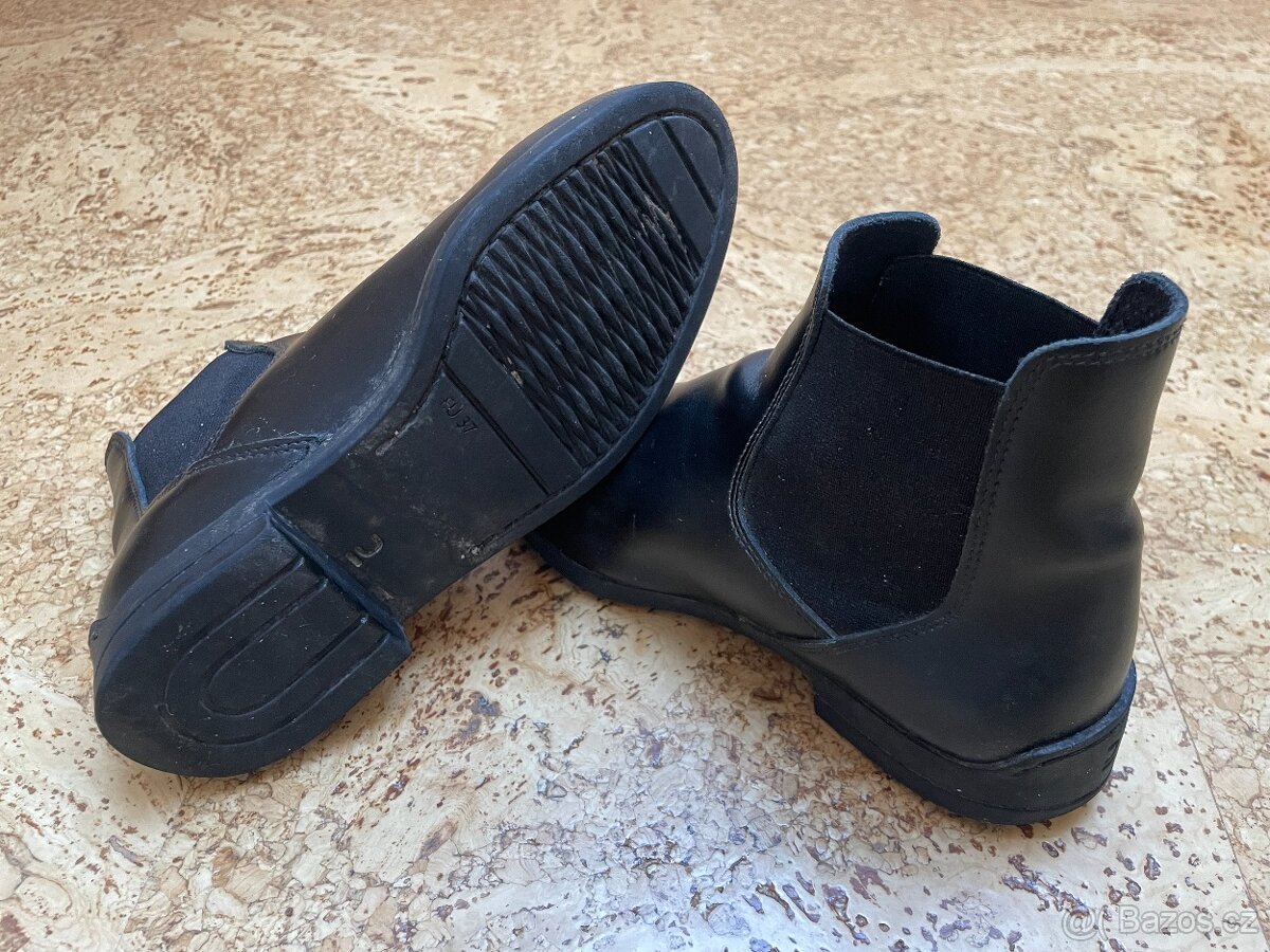 FOUGANZA Kožená jezdecká perka 500 - 3