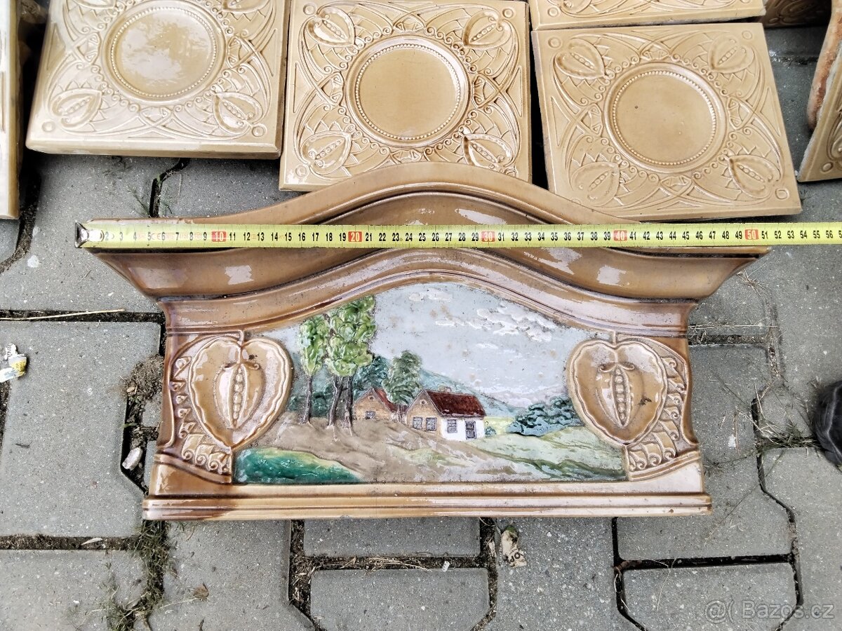 Kachle na kachlová kamna - 3