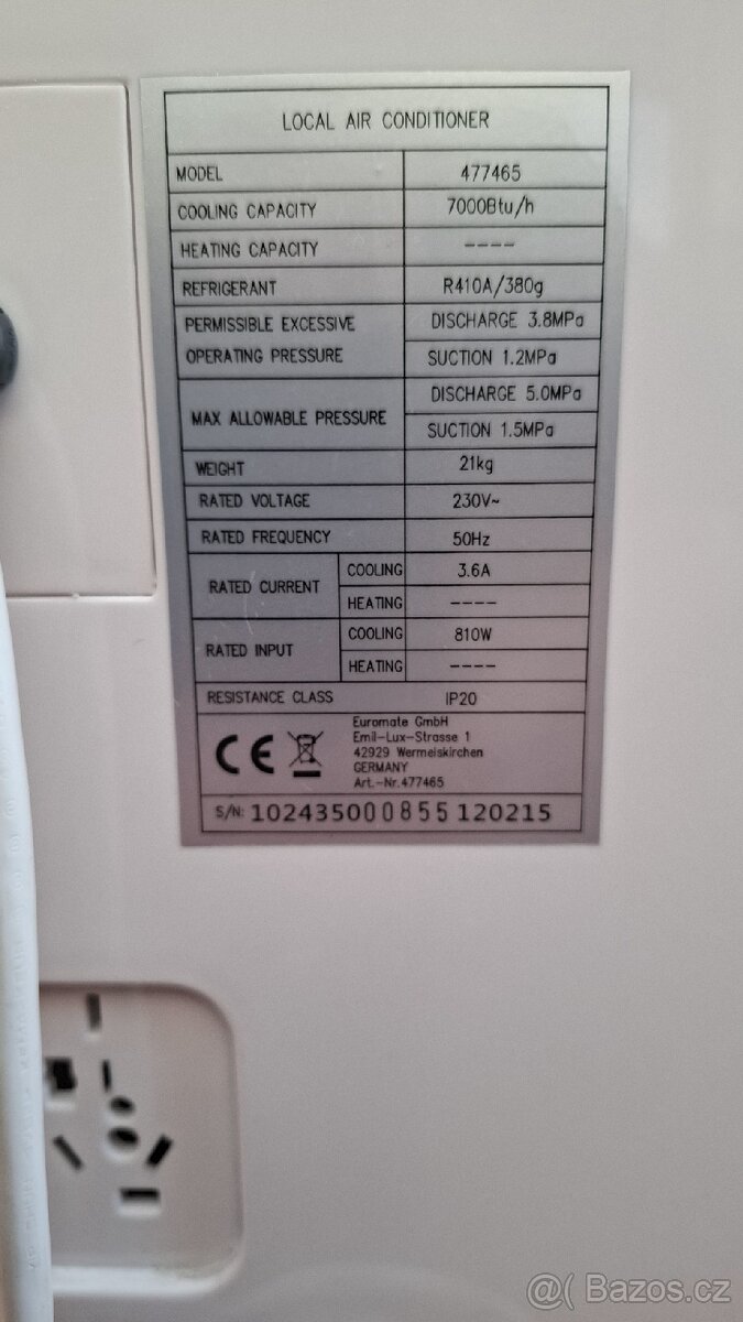 Klimatizace přenosná - 3