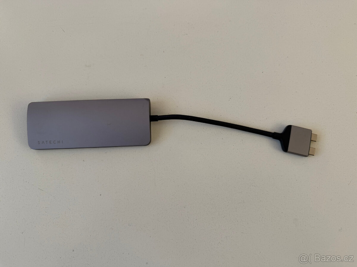 MAC Satechi USB-C Dual Multimed Adapter Space Grey - 3