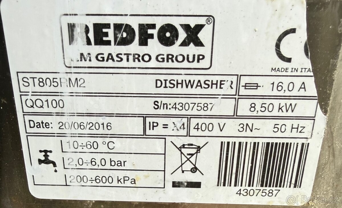 Průchozí myčka REDFOX - 3