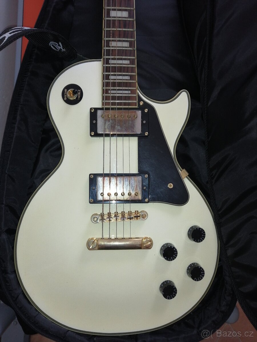 EPIPHONE Les Paul Custom Alpine White - 3