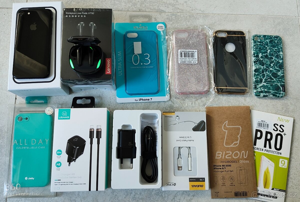 APPLE IPHONE 7, 100% BATERIE , PĚKNÝ STAV , - 3