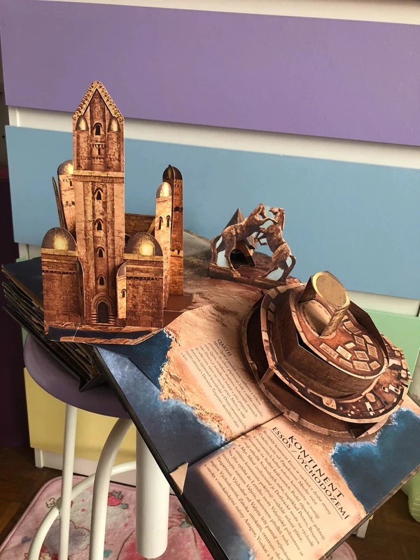 Game of Thrones kniha Hra o trůny - 3D průvodce Západozemím - 3