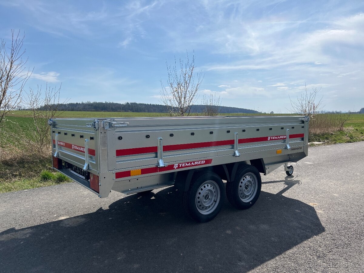 Přívěsný vozík, plato, 304x153 cm, 750 kg - 3