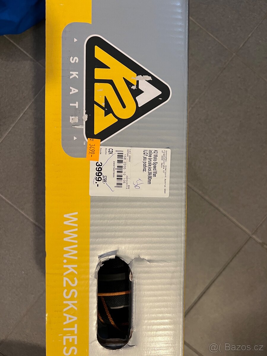 Pánské kolečkové brusle,K2 Moto Speed, vel 44 - 3