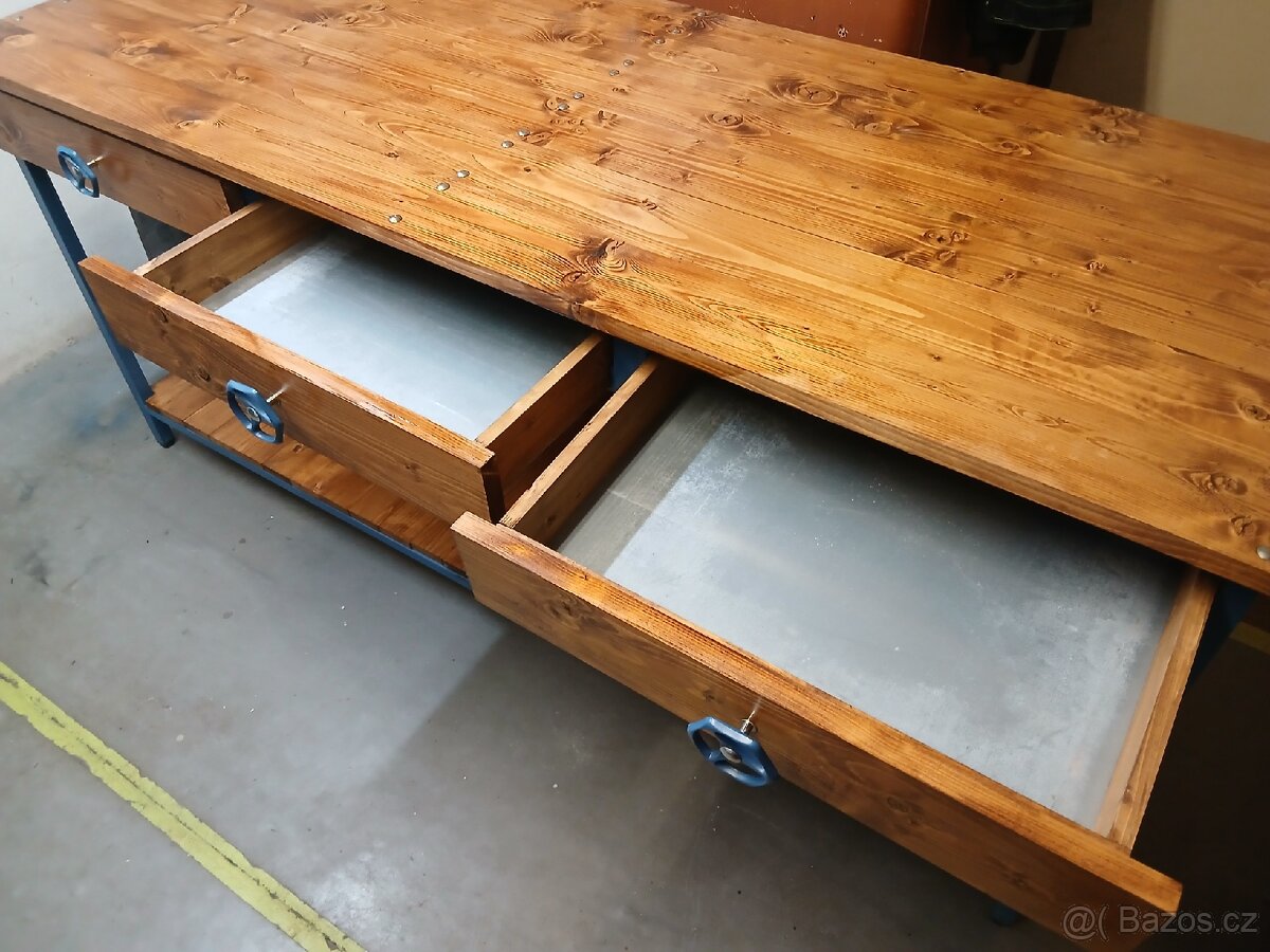 Dílenský masivní ponk - 3