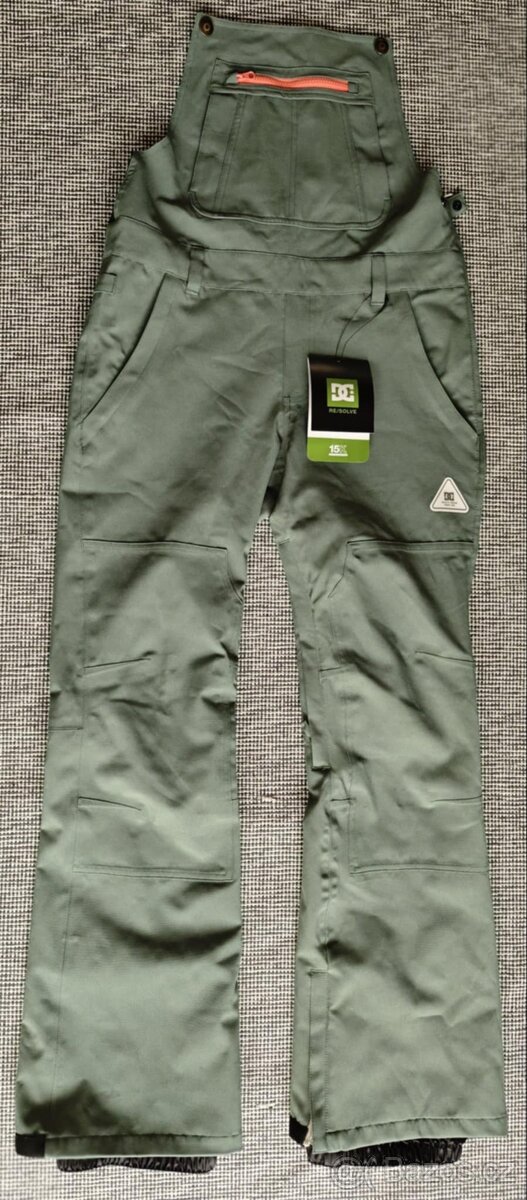DC CRUSADE BIB pants snowboardové lyžařské kalhoty, nové - 3