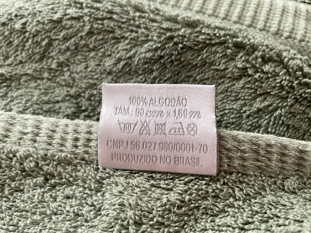 5ks Osuška100% bavlna Brazílie; 160 x 90cm. bez poškození. - 3