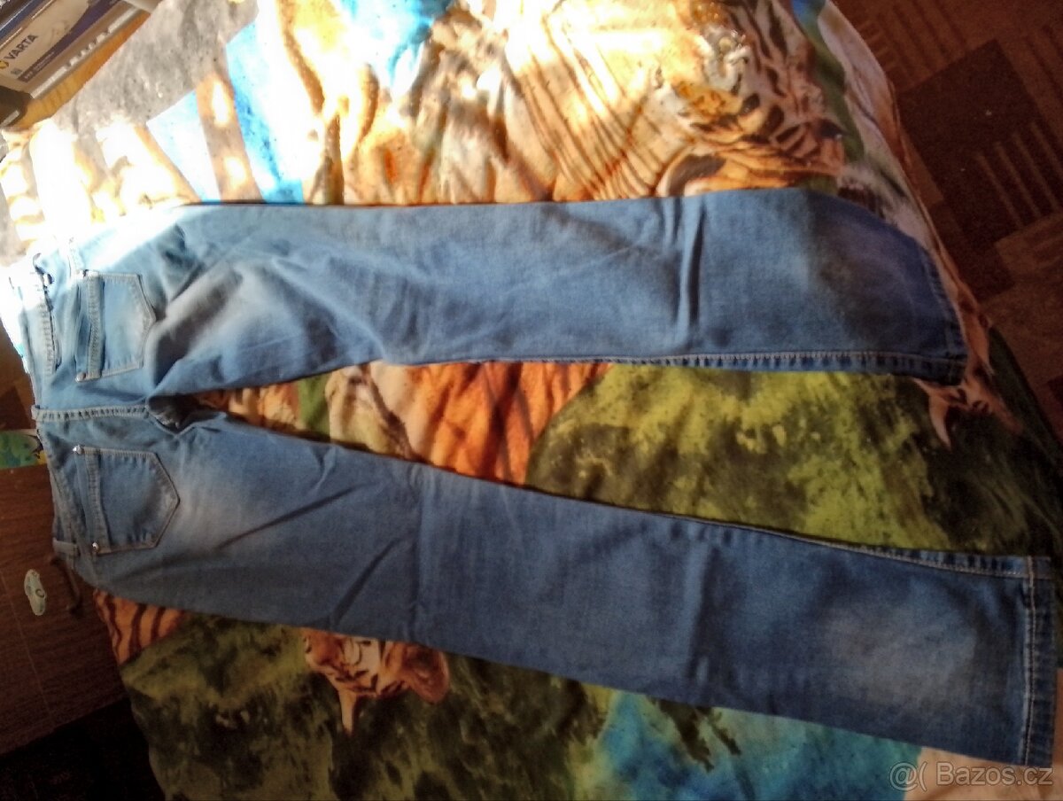 Riflové kalhoty. - 3