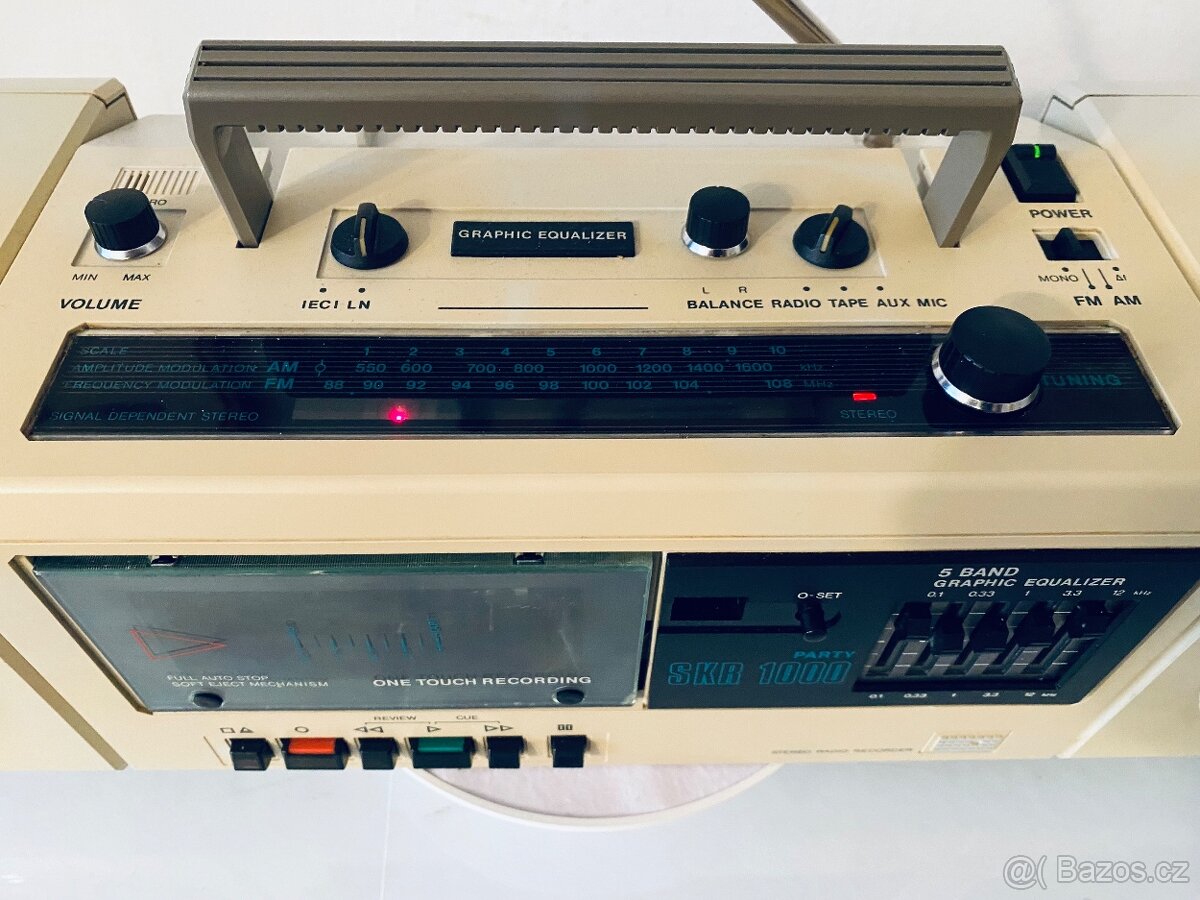 Radiomagnetofon RFT SKR 1000 Party, rok 1989 - 3