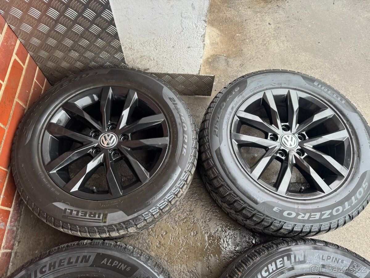 Alu 16" 5x112, VW Spenag zimní 60%, SUP3 , B8 TOP - 3