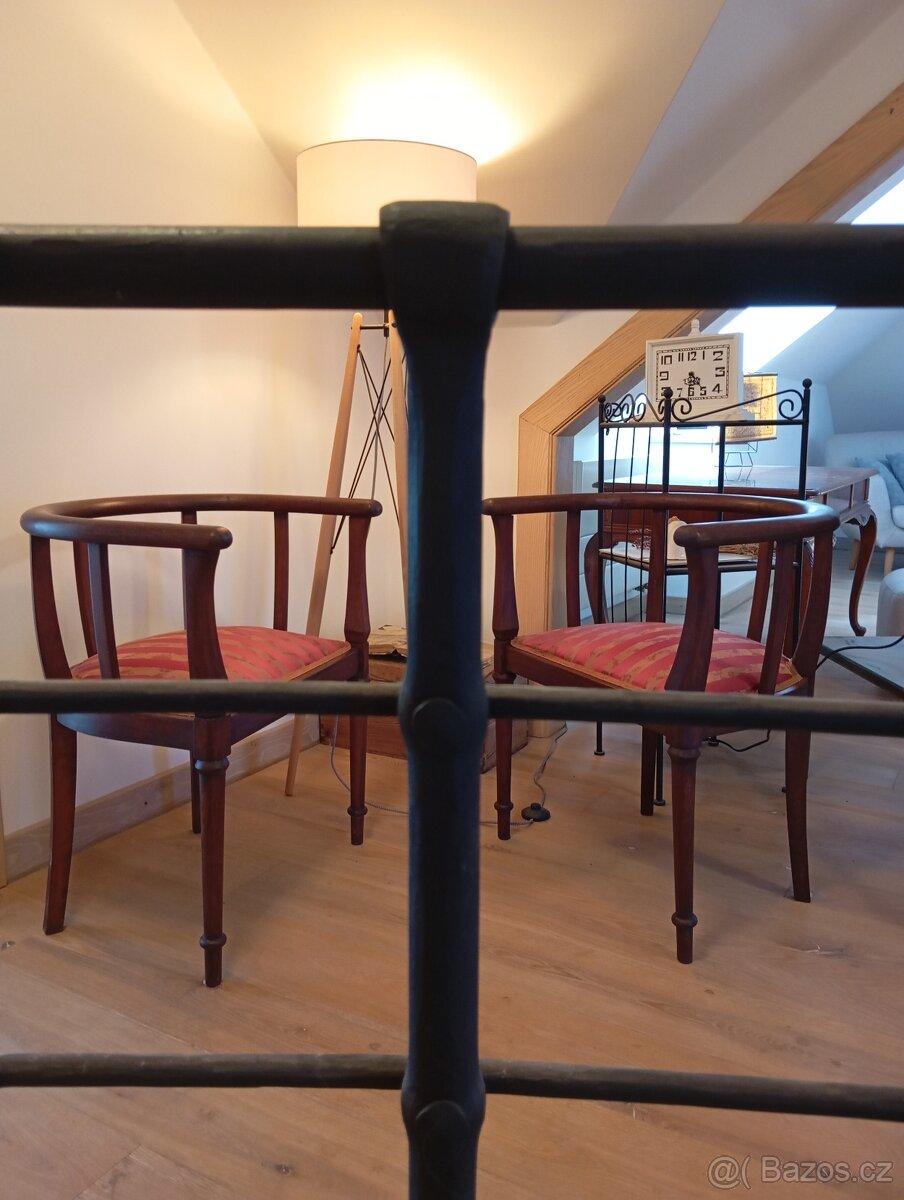 Starožitné křesla-masiv -Rarita - 3