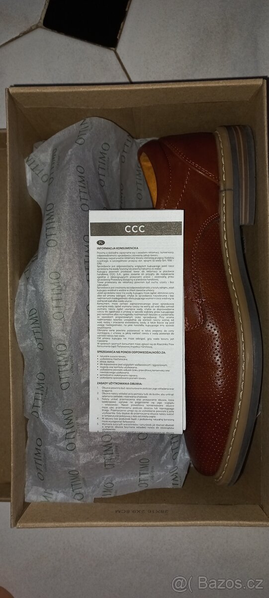 Polobotky zn. Ottimo, vel. 36, barva Camel - 3