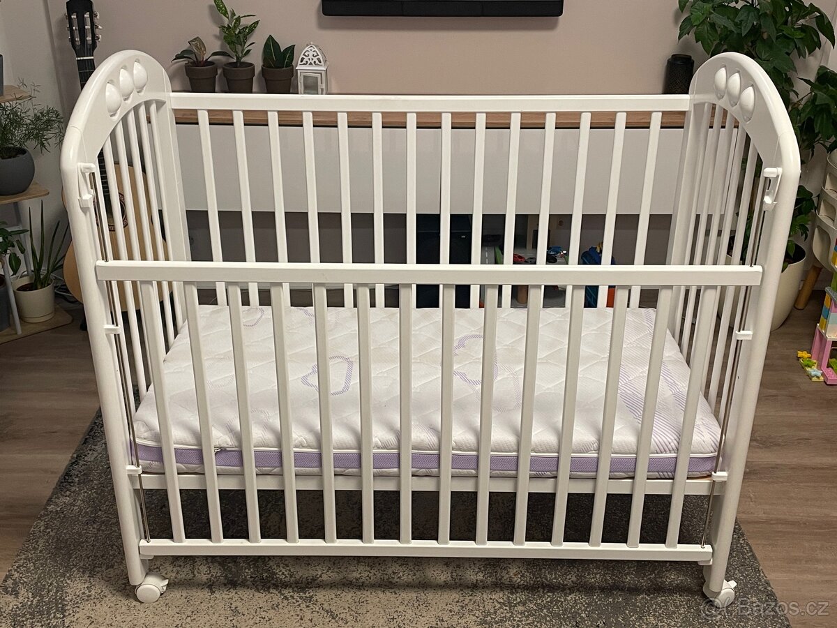 Dřevěná dětská postýlka Scarlett Atlanta - 3