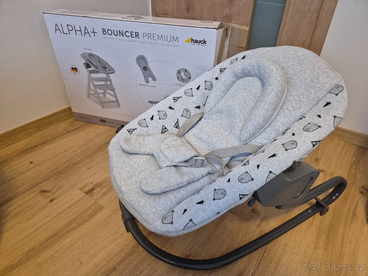 Lehátko Hauck Alpha+ Bouncer Premium 2v1 - 3