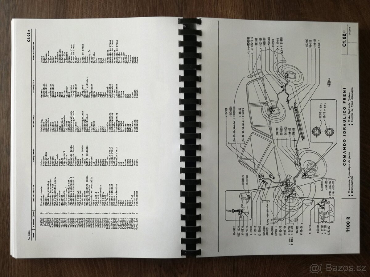 Katalog dílů Fiat 1100R - 3