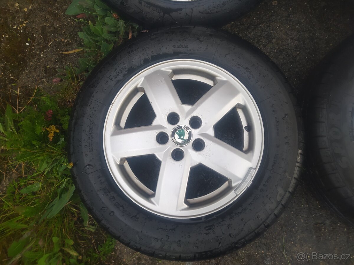 Alu kola 5x100 R15 195/65 R15 - 3