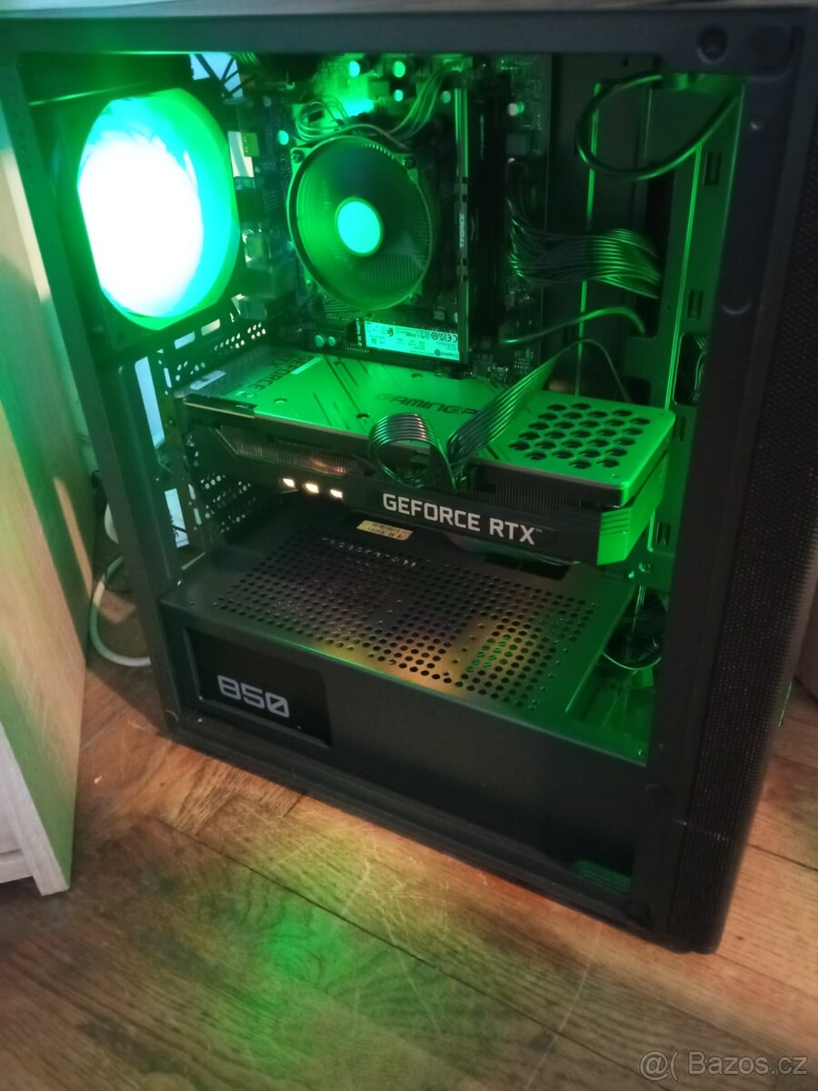 herní PC-Ryzen5 5600x+RTX 3080+1TB NVMe+32GB RAM - 3