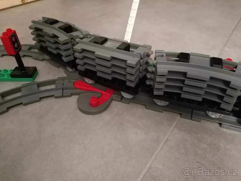 Duplo vlak, držák kolejí - 3