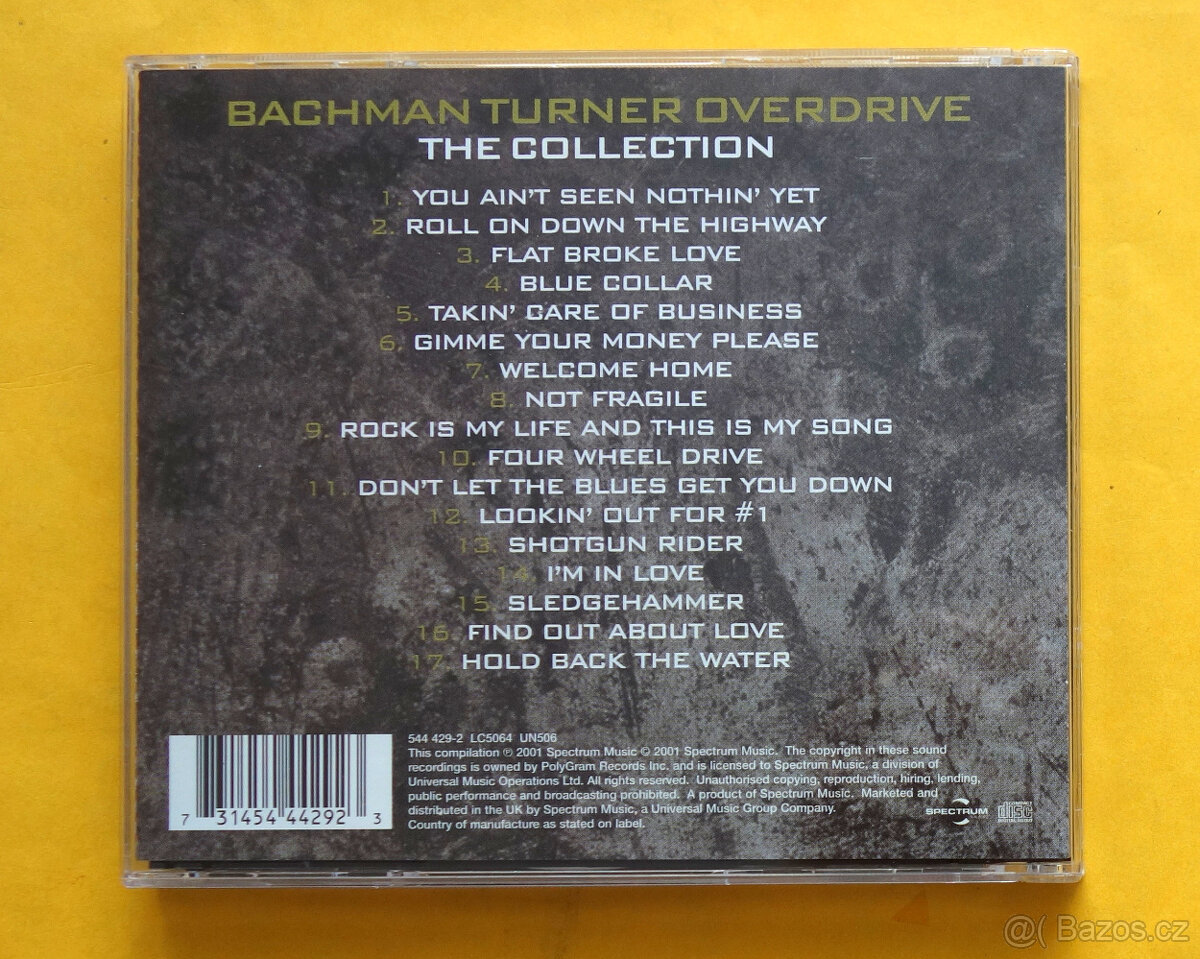 CD Bachman Turner Overdrive - The Collection - 3