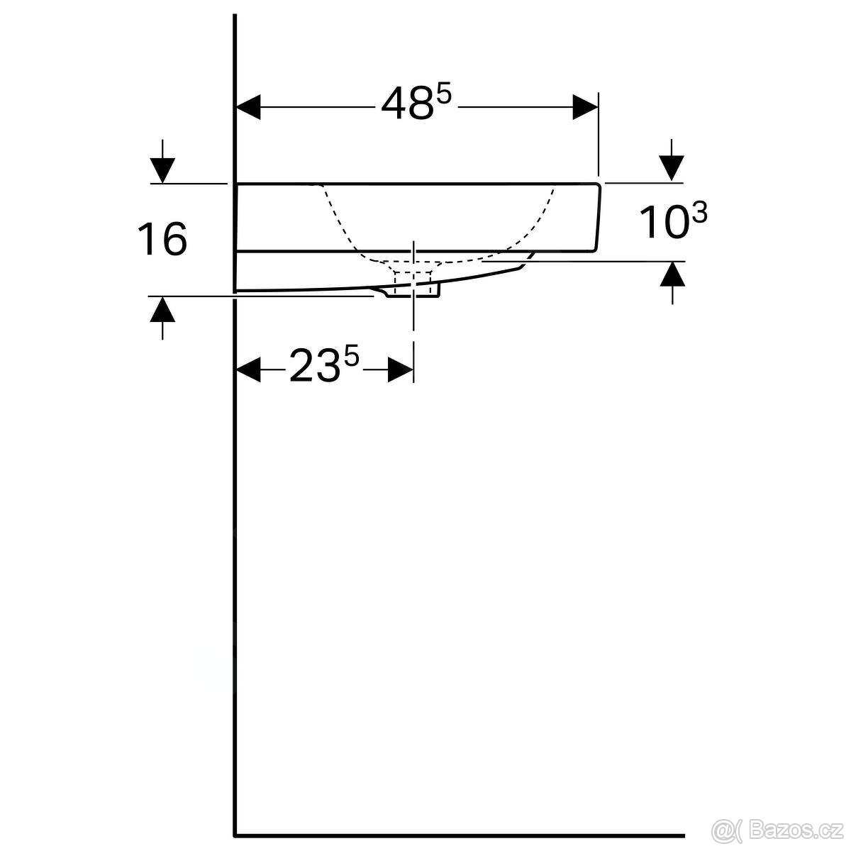 Keramag iCon umyvadlo 90x49 cm s 70% slevou - 3