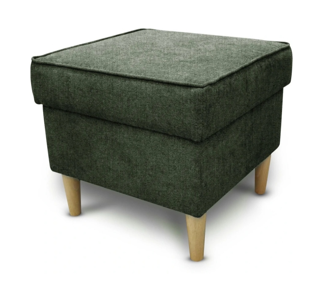 Elegantní čalouněné křeslo Ušák s podnožkou - 3