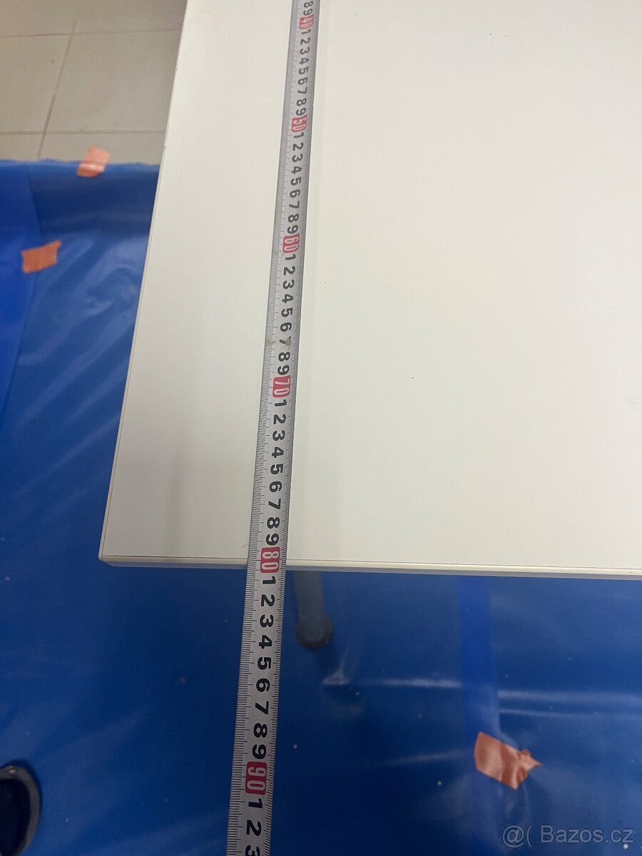 Kancelářský stůl bílý 160x80cm - 3