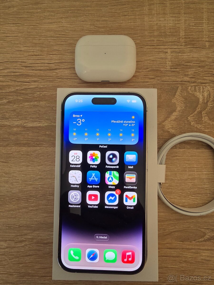 Apple Iphone 14 pro 128gb + airpods pro 1 generace - 3