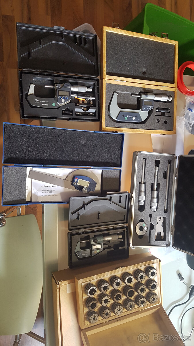 Měřidla strojírenská nástrojařská různá - SOMET, Mitutoyo... - 3