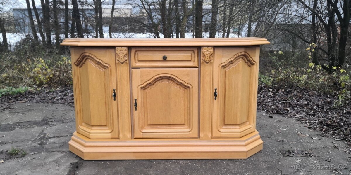 Rustikální masivní komoda - 3