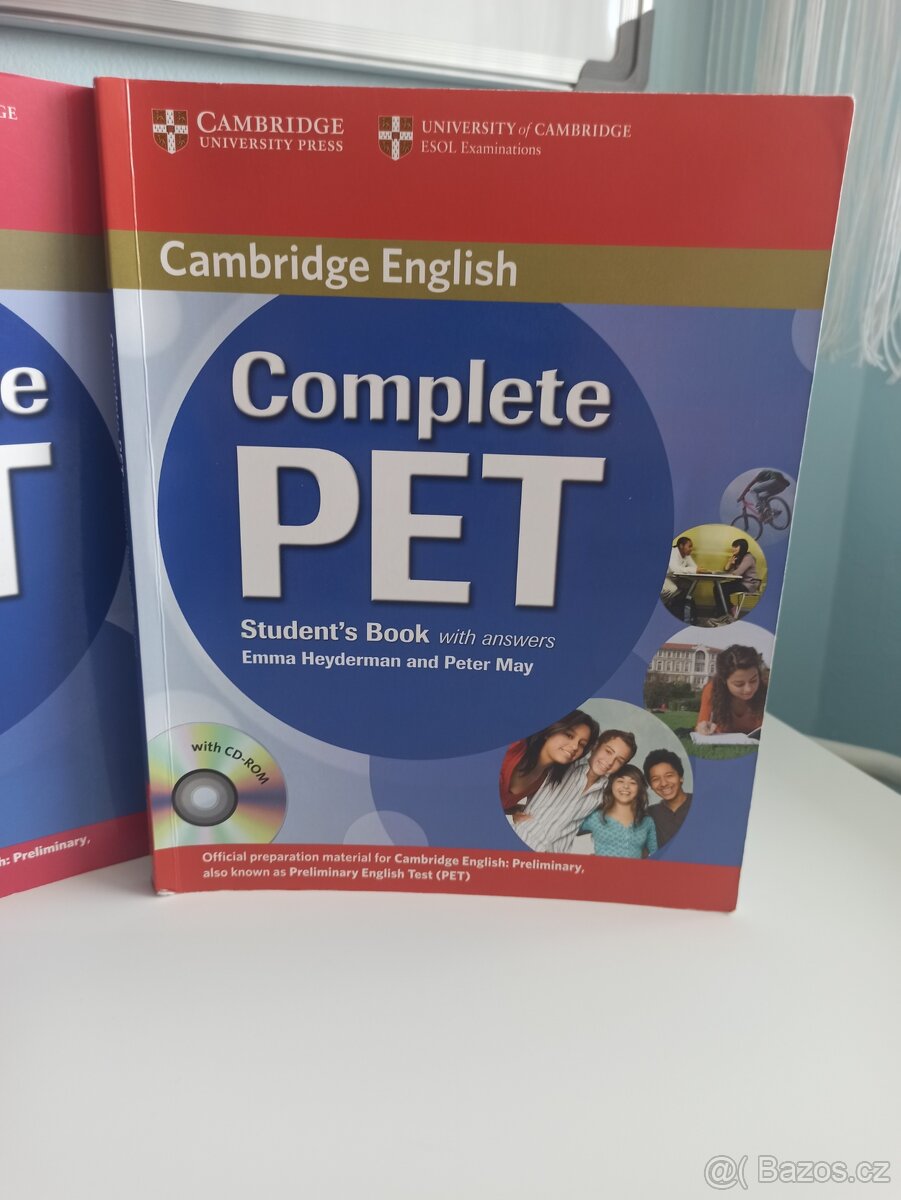 Učebnice a pracovní sešit Complete PET Cambridge - 3