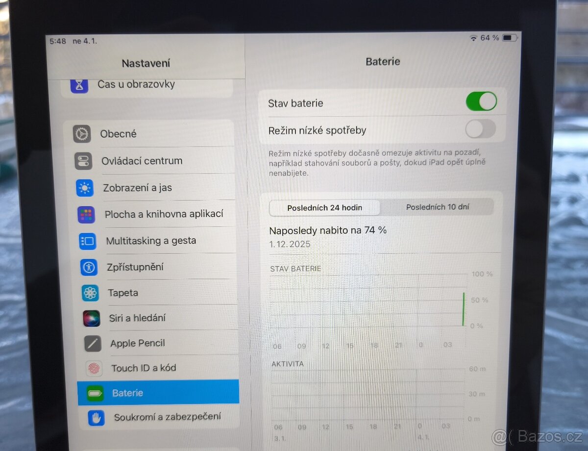 Apple iPad 6 gen. / 32GB Uložiště / IOS 17.7.10 / 9,7" /SIM - 3