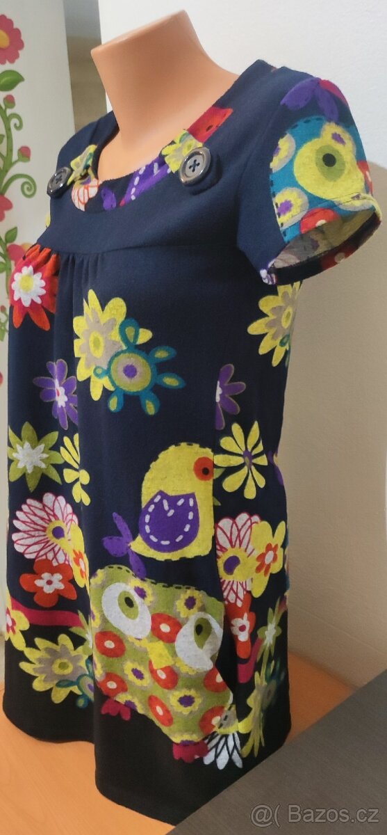 Úpletové šaty Purple Jam - 3