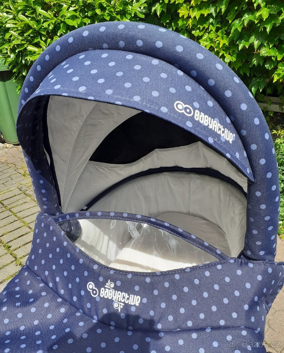 Retro kočárek 3v1 - 3