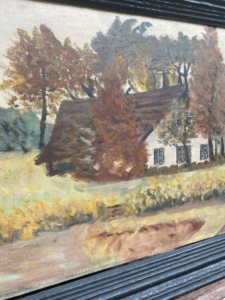 obraz NA SAMOTĚ , sign. OP.1923 - 3