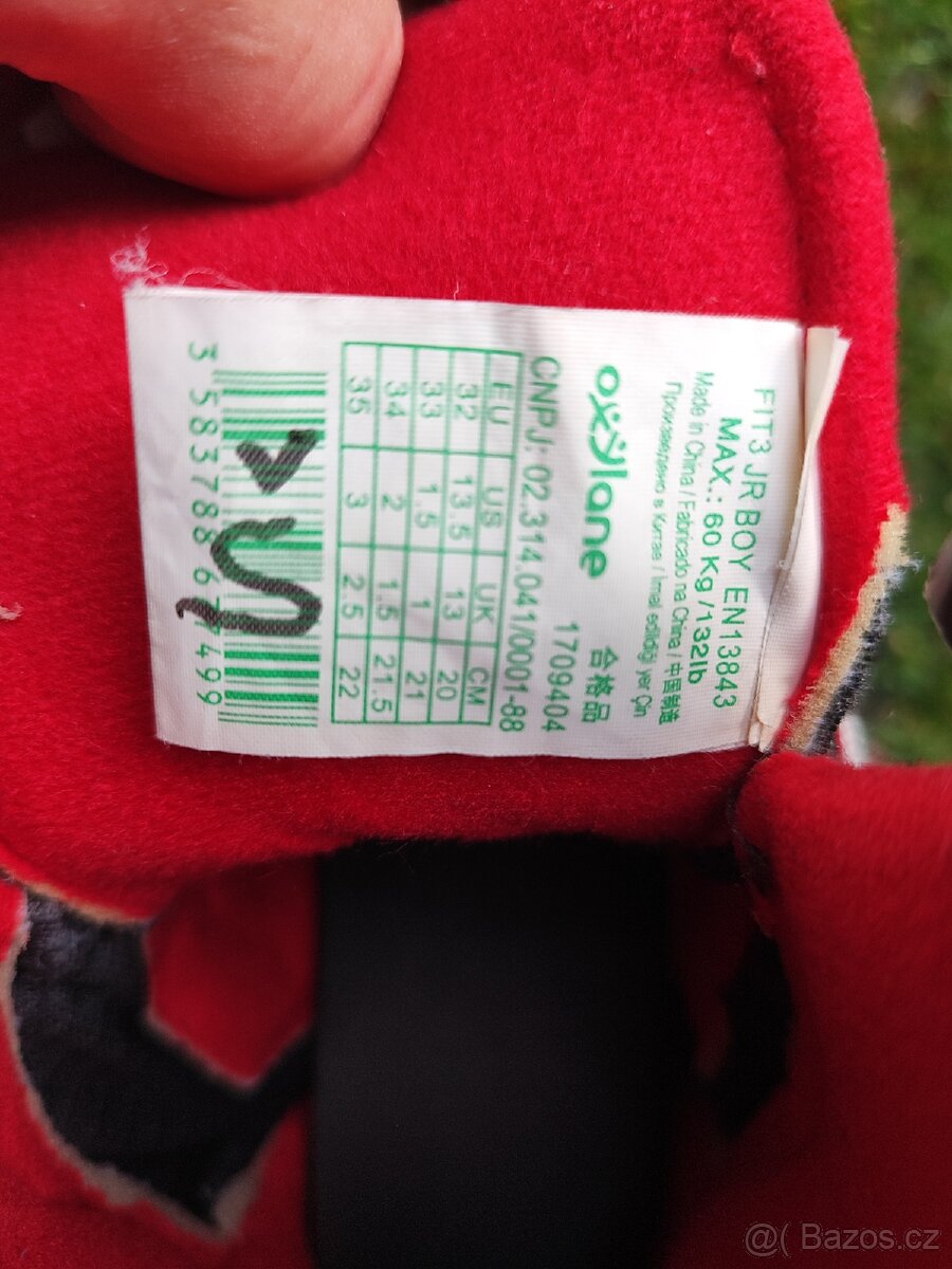 Kolečkové brusle oceli vel.32-35 - 3