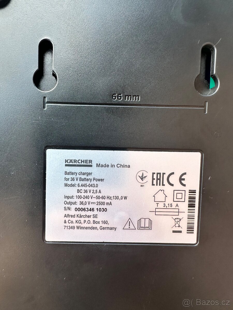 Nabíječka Battery changer 36V Karcher - 3