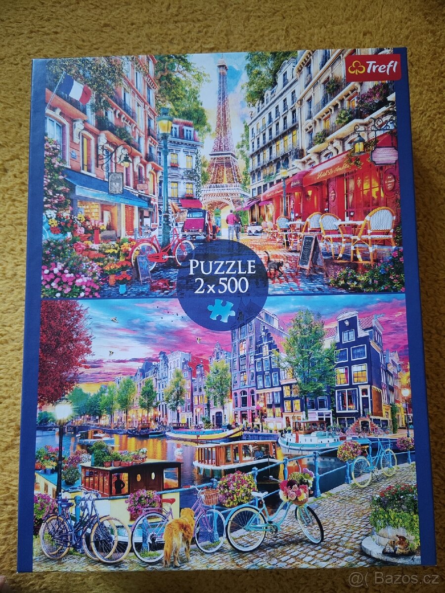 Různé puzzle 500, 1000 dílků - 3
