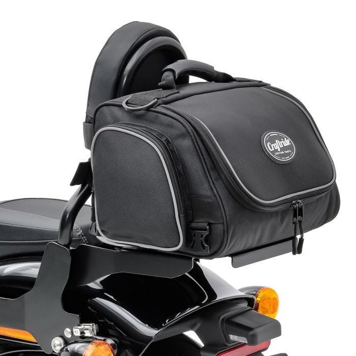Taška na motorku Craftride TM2 sissy bar bag 14 litrů černá - 3